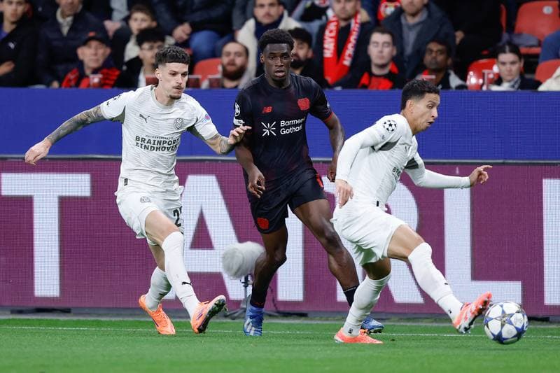 Football. UEFA Champions League. Bayer Leverkusen - PSV. 01.10.2025
