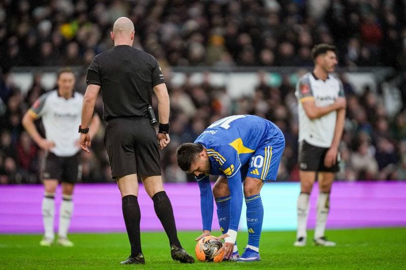 Football. Emirates FA Cup. Derby County - Leeds United. 11.01.2026