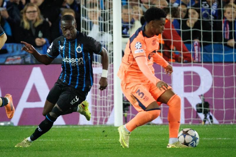 Football. UEFA Champions League. Club Brugge - Barcelona. 05.11.2025