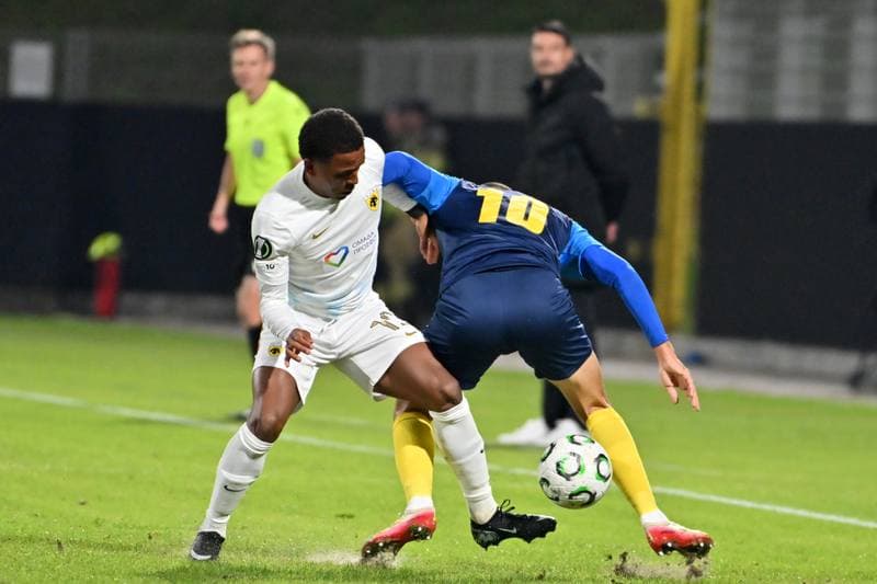Football. UEFA Conference League. Celje - AEK Athens. 02.10.2025