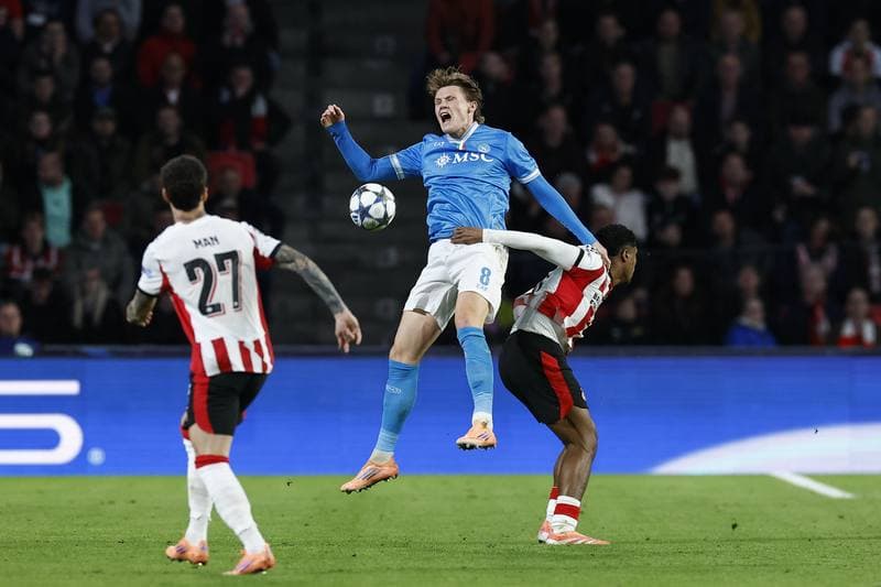 Football. UEFA Champions League. PSV Eindhoven - Napoli. 21.10.2025