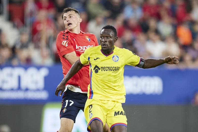 Football. La Liga. CA Osasuna - Getafe CF. 03.10.2025