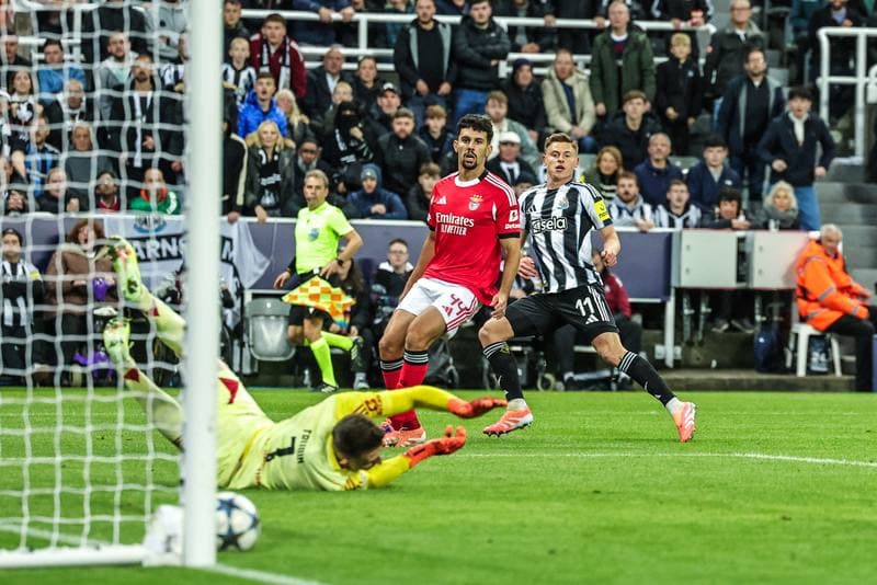 Football. UEFA Champions League. Newcastle United - Benfica. 21.10.2025