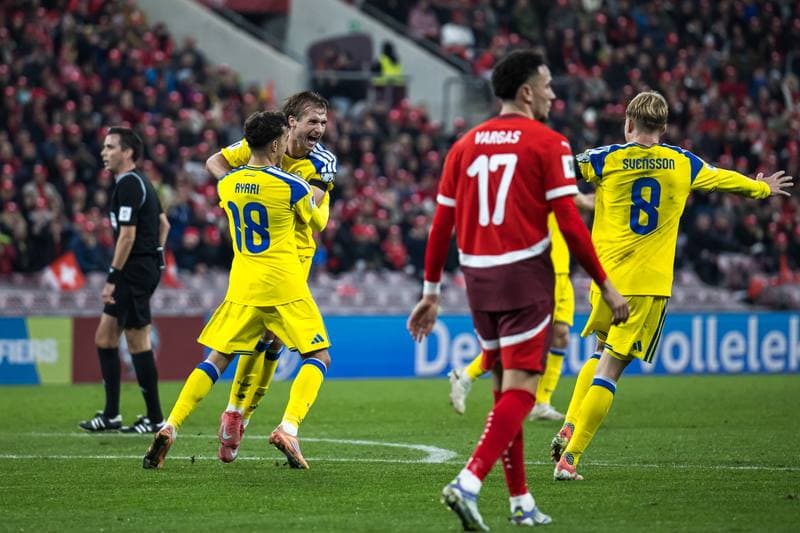 Football. FIFA World Cup Qualifier. Switzerland - Sweden. 15.11.2025