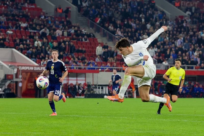 Football. 2026 FIFA World Cup Qualifiers. Greece - Scotland. 15.11.2025
