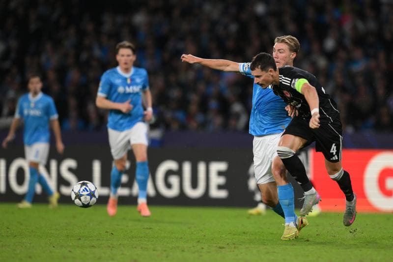Football. UEFA Champions League. Napoli - Eintracht Frankfurt. 04.11.2025