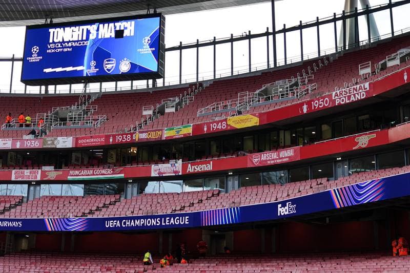 Football. UEFA Champions League. Arsenal - Olympiakos FC. 01.10.2025