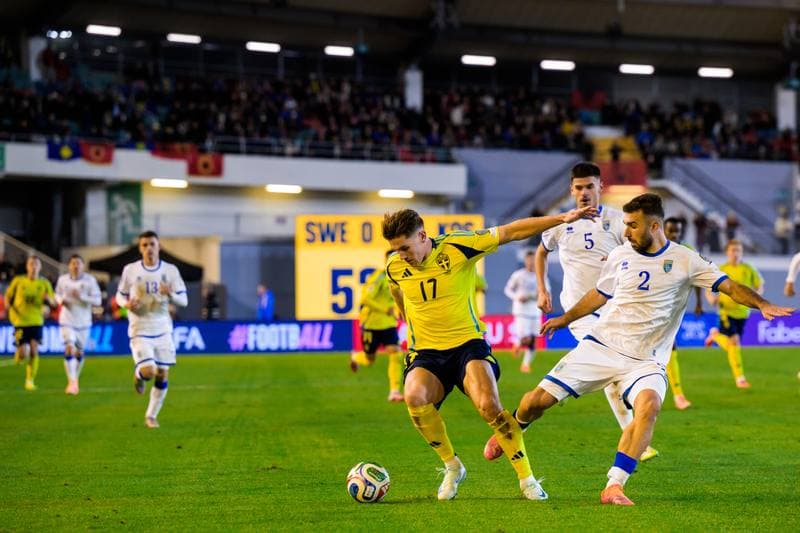 Football. FIFA World Cup Qualifier. Sweden - Kosovo. 13.10.2025