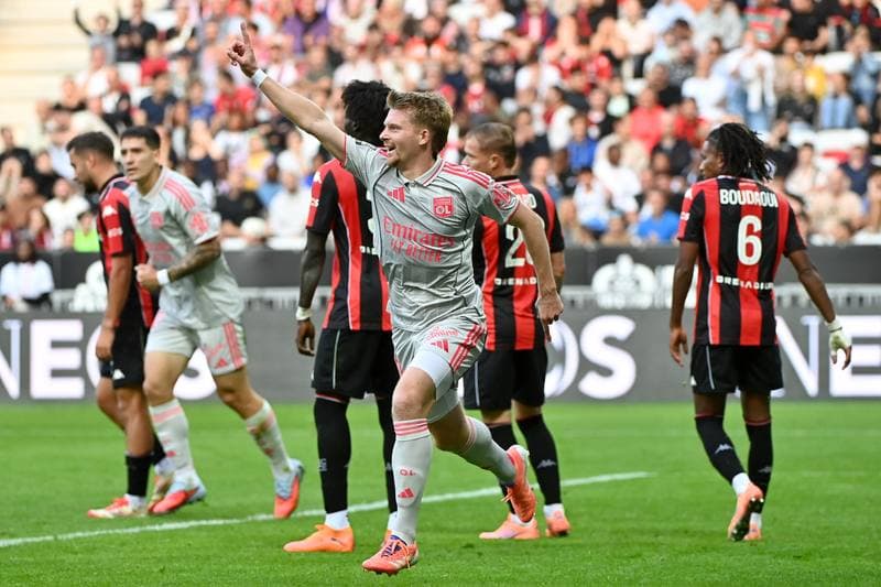 Football. Ligue 1 McDonald's. OGC Nice - Olympique Lyonnais. 18.10.2025
