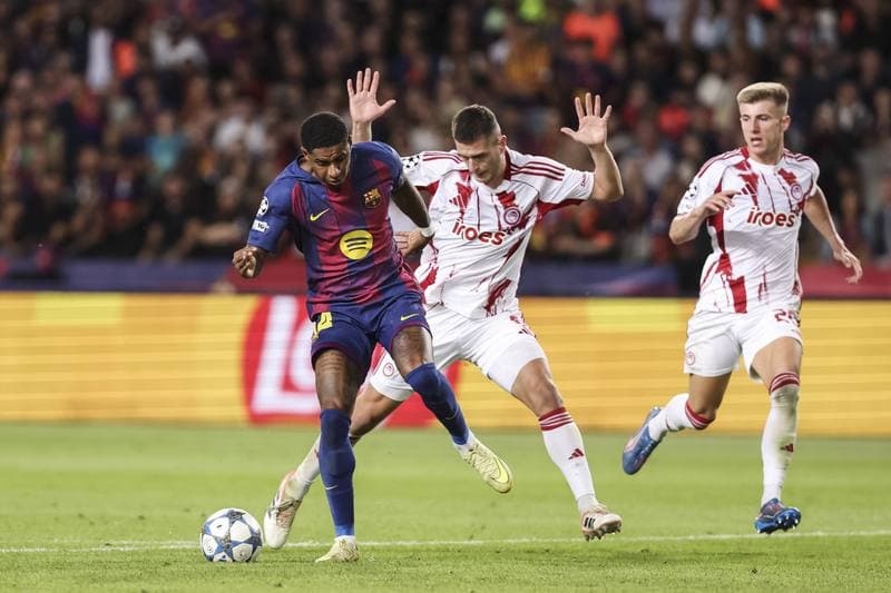 Football. UEFA Champions League. FC Barcelona - Olympiacos. 21.10.2025