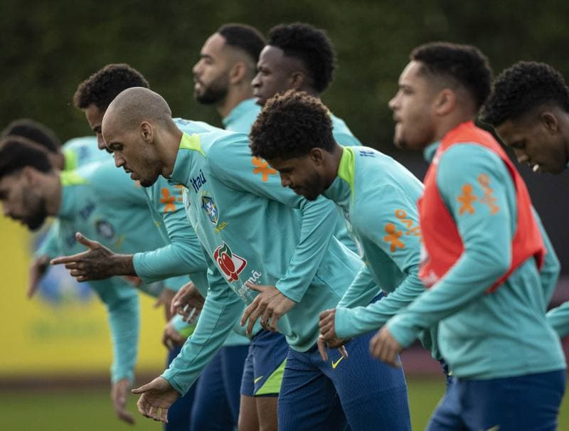 Football. Brazil. Training. 15.11.2015