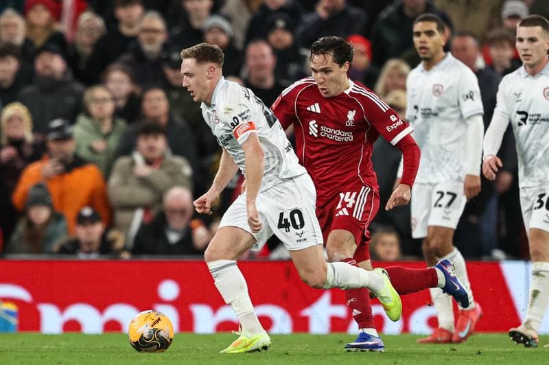 Football. Emirates FA Cup. Liverpool - Barnsley. 12.01.2026