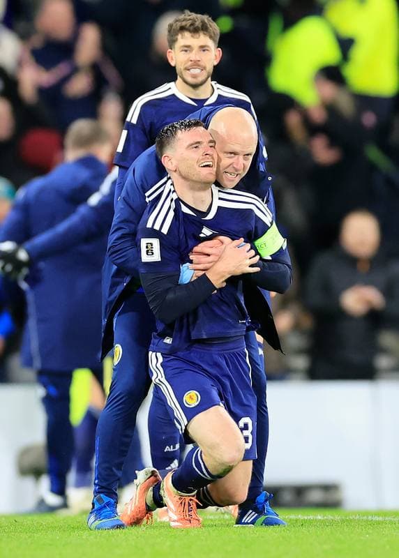 Football. 2026 FIFA World Cup Qualifiers. Scotland - Denmark. 18.11.2025