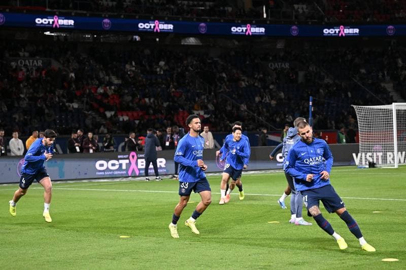 Football. Ligue 1. Paris Saint-Germain - RC Strasbourg Alsace. 17.10.2025