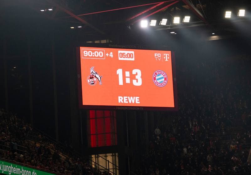Football. Bundesliga. 1. FC Koln - FC Bayern Munchen. 14.01.2026