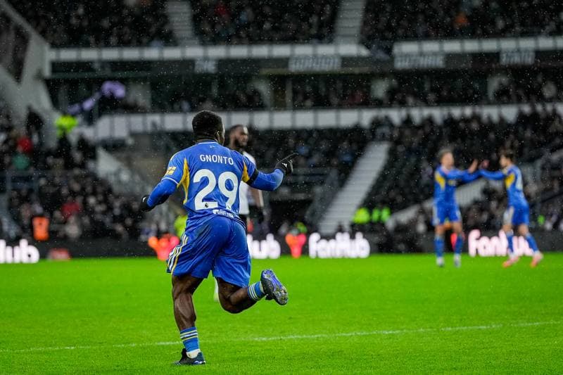 Football. Emirates FA Cup. Derby County - Leeds United. 11.01.2026
