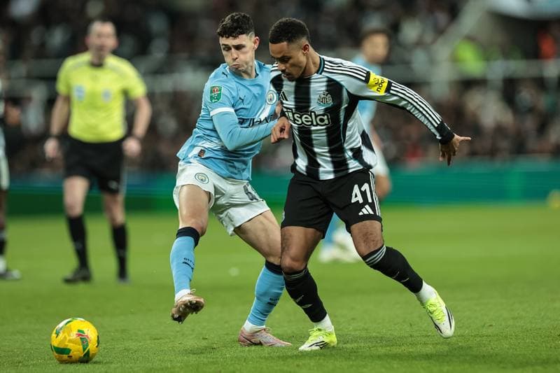 Football. Carabao Cup Semi-Final. Newcastle United - Manchester City. 13.01.2026