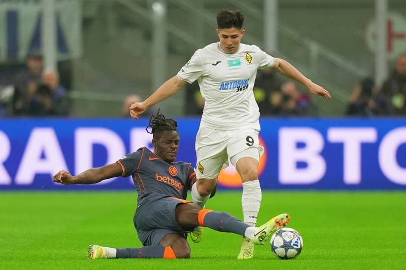 Football. UEFA Champions League. Inter - Kairat Almaty. 05.11.2025