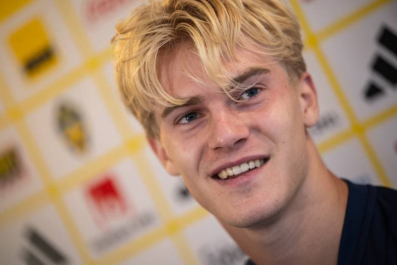 Football. Sweden. Mixed Zone. 08.10.2025