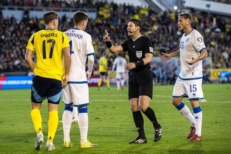 Football. FIFA World Cup Qualifier. Sweden - Kosovo. 13.10.2025