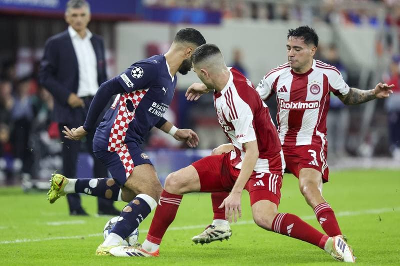 Football. UEFA Champions League. Olympiacos - PSV Eindhoven. 04.11.2025