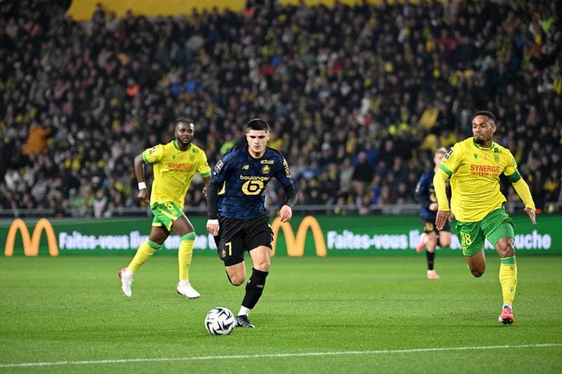 Football. Ligue 1. FC Nantes - Lille OSC. 19.10.2025