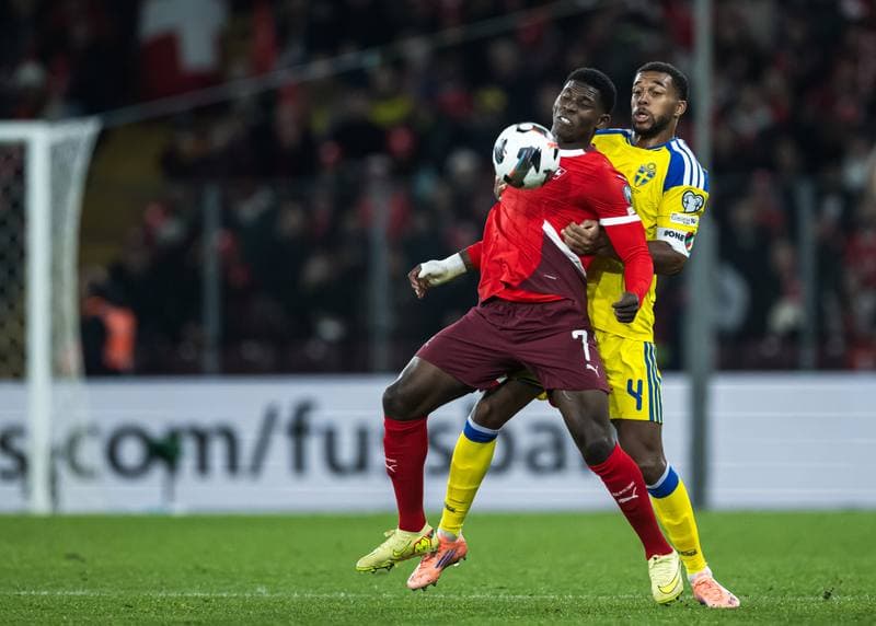Football. FIFA World Cup Qualifier. Switzerland - Sweden. 15.11.2025