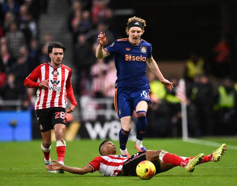 Football. Premier League. Sunderland - Newcastle United. 14.12.2025