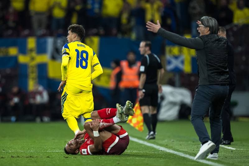 Football. FIFA World Cup Qualifier. Switzerland - Sweden. 15.11.2025
