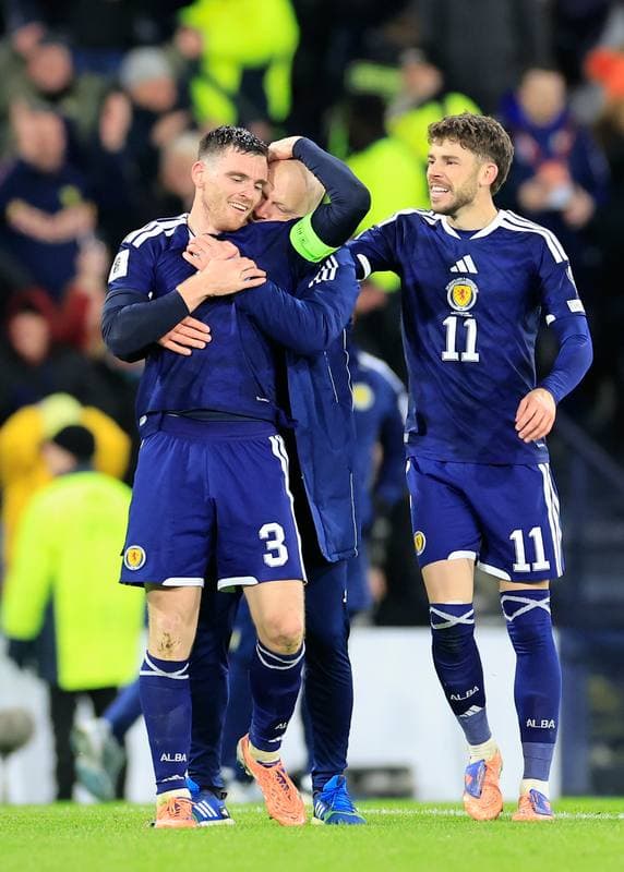 Football. 2026 FIFA World Cup Qualifiers. Scotland - Denmark. 18.11.2025