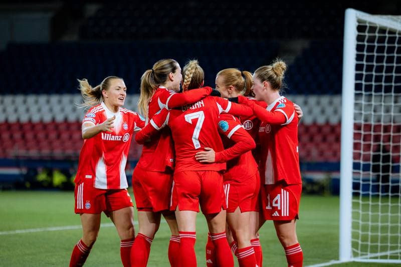 Football. UEFA Women's Champions League. Paris Saint-Germain - FC Bayern Munich. 16.03.2026