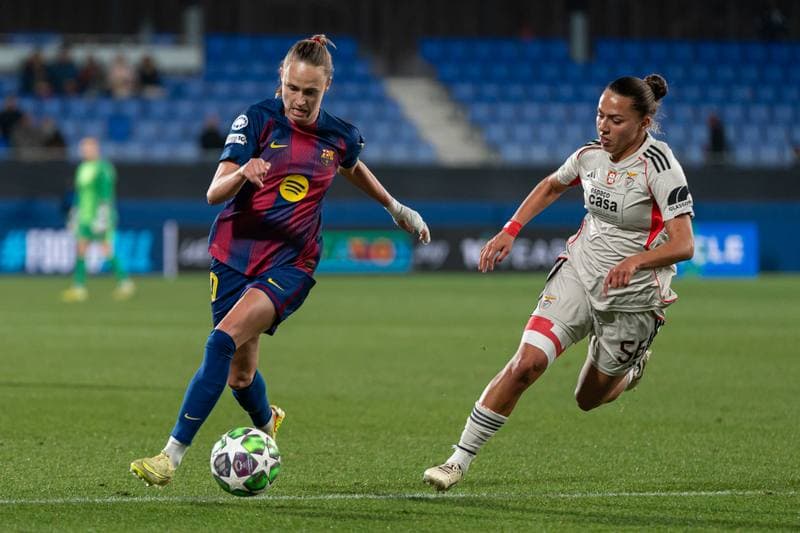 Football. UEFA Women's Champions League. FC Barcelona - SL Benfica. 14.03.2026