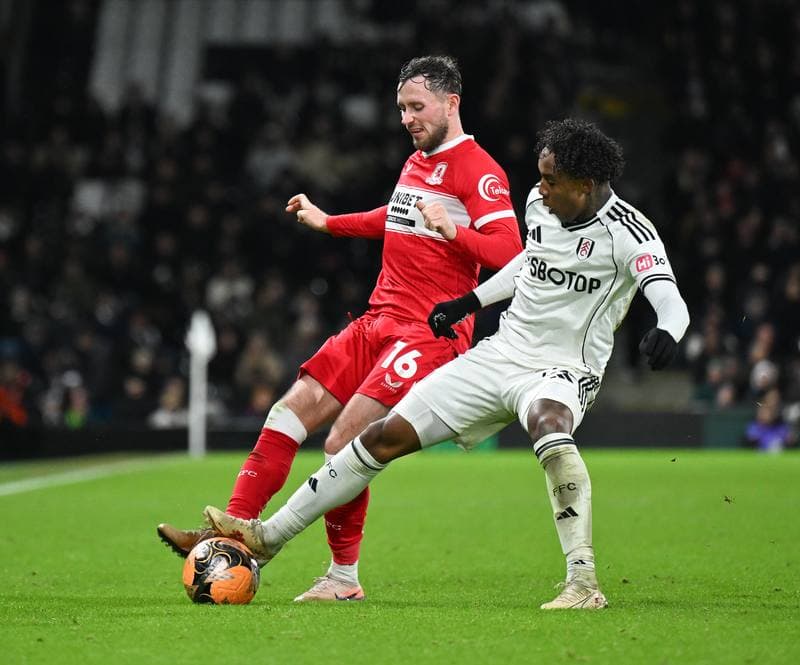 Football. Emirates FA Cup. Fulham - Middlesbrough. 10.01.2026