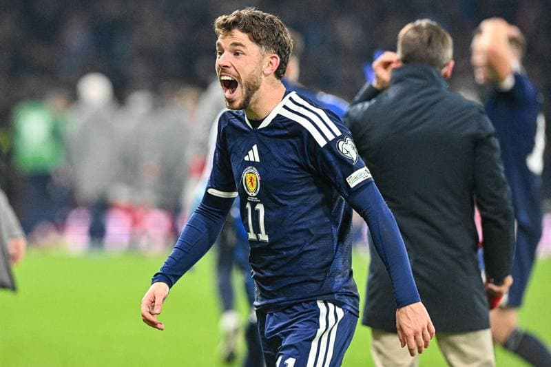 Football. 2026 FIFA World Cup Qualifiers. Scotland - Denmark. 18.11.2025