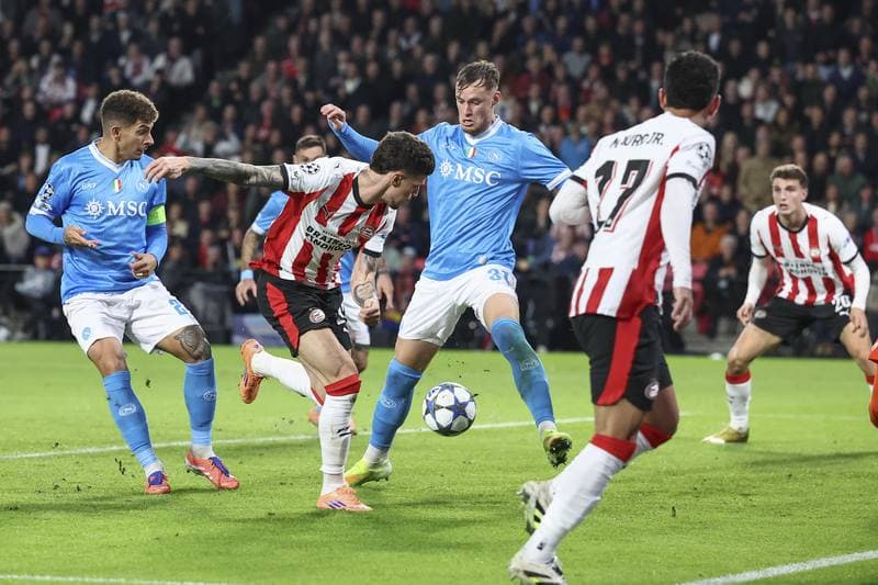 Football. UEFA Champions League. PSV Eindhoven - Napoli. 21.10.2025