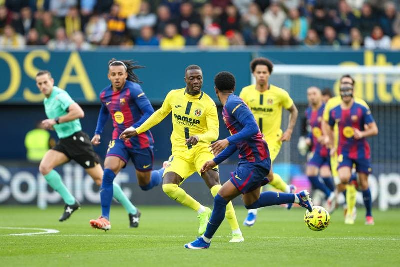 Football. La Liga. Villarreal CF - FC Barcelona. 21.12.2025