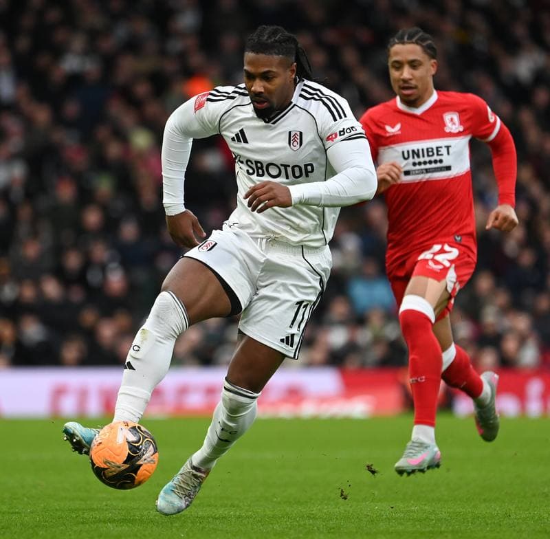 Football. Emirates FA Cup. Fulham - Middlesbrough. 10.01.2026