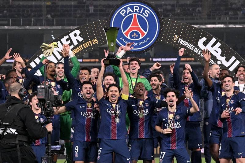 Football. Trophee des Champions. Paris Saint-Germain - Olympique de Marseille. 08.01.2026