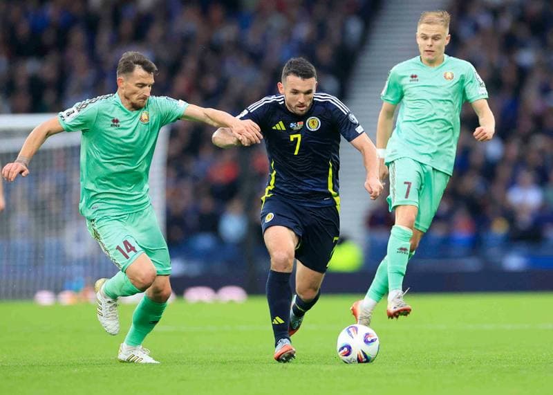 Football. 2026 FIFA World Cup Qualifiers. Scotland - Belarus. 12.10.2025