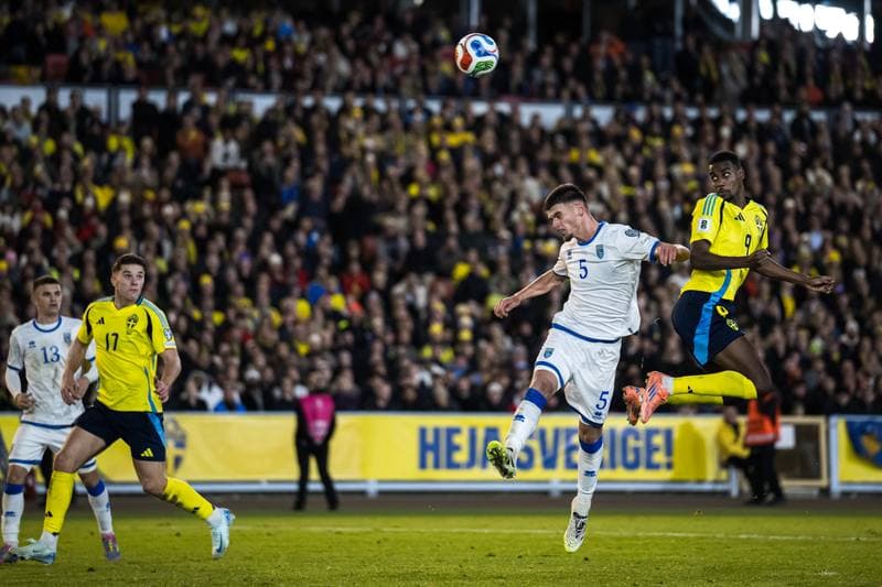 Football. FIFA World Cup Qualifier. Sweden - Kosovo. 13.10.2025