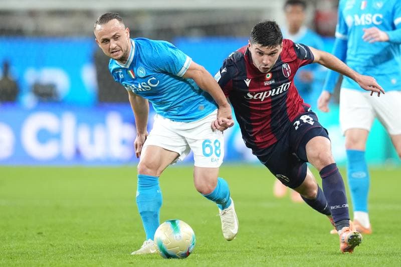 Football. EA Sports FC Supercup. Napoli - Bologna. 22.12.2025