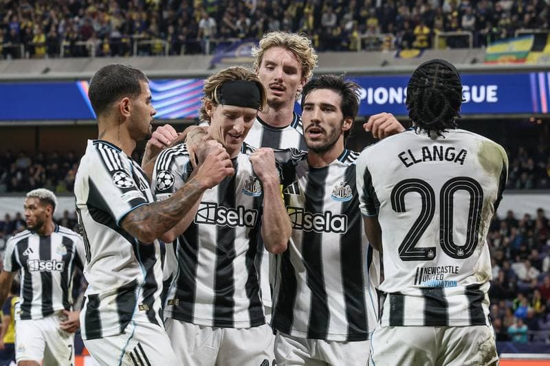 Football. UEFA Champions League. Royale Union Saint-Gilloise - Newcastle United. 01.10.2025
