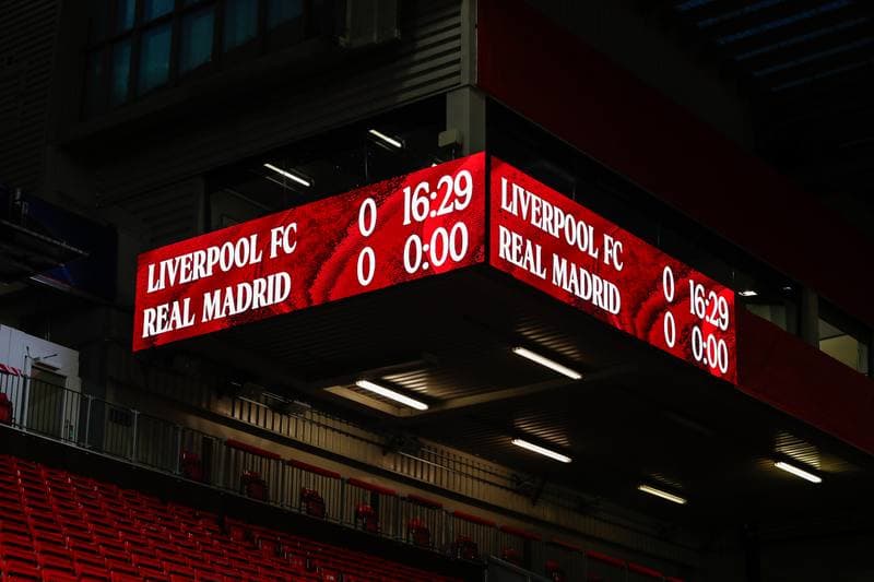 Football. UEFA Champions League. Liverpool - Real Madrid. 04.11.2025