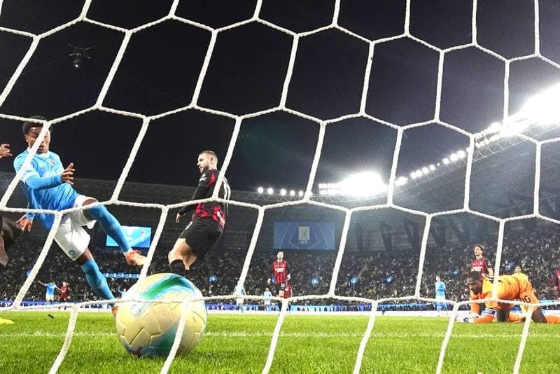 Football. EA Sports FC Supercup. Napoli - AC Milan. 18.12.2025