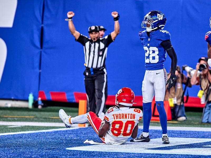Football. NFL. Kansas City Chiefs - New York Giants. 21.09.2025