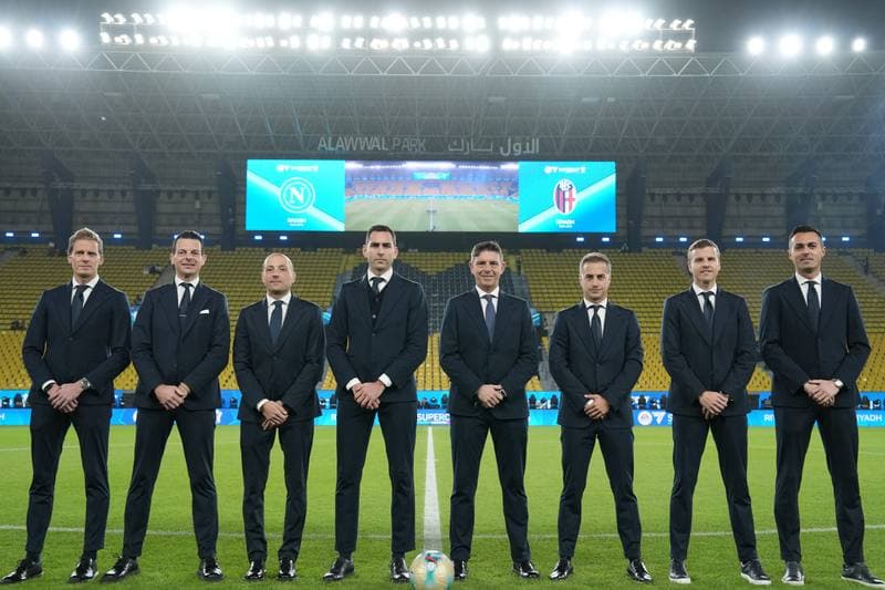 Football. EA Sports FC Supercup. Napoli - Bologna. 22.12.2025
