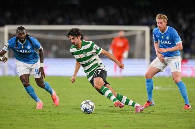 Football. UEFA Champions League. Napoli - Sporting CP. 01.10.2025