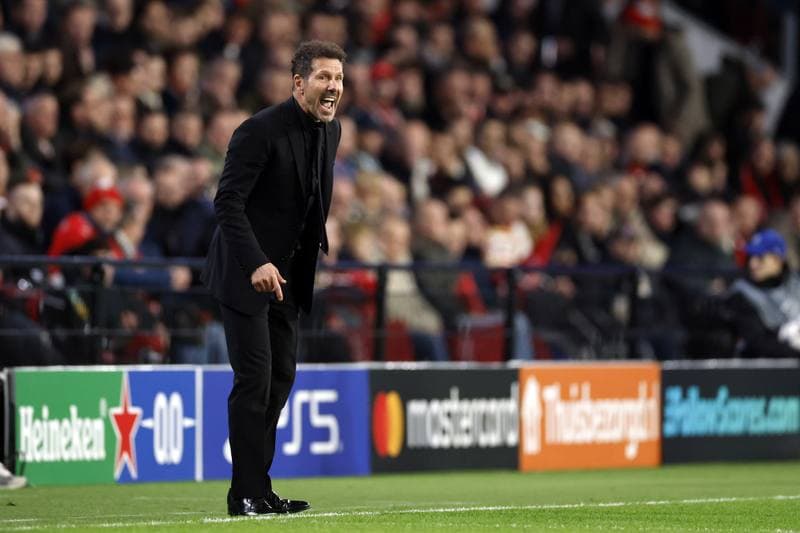 Football. UEFA Champions League. PSV Eindhoven - Atletico Madrid. 09.12.2025