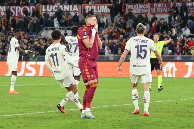 Football. UEFA Europa League. AS Roma - Lille. 02.10.2025