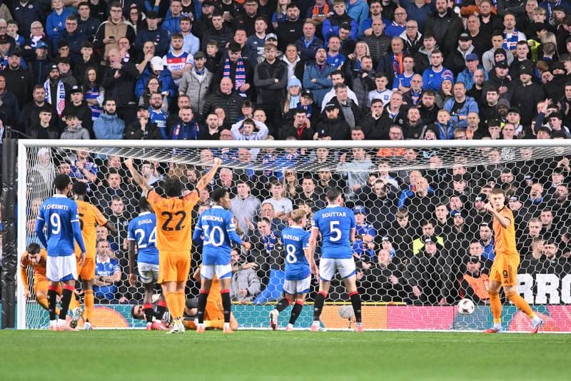Football. UEFA Europa League. Rangers - A.S. Roma. 06.11.2025